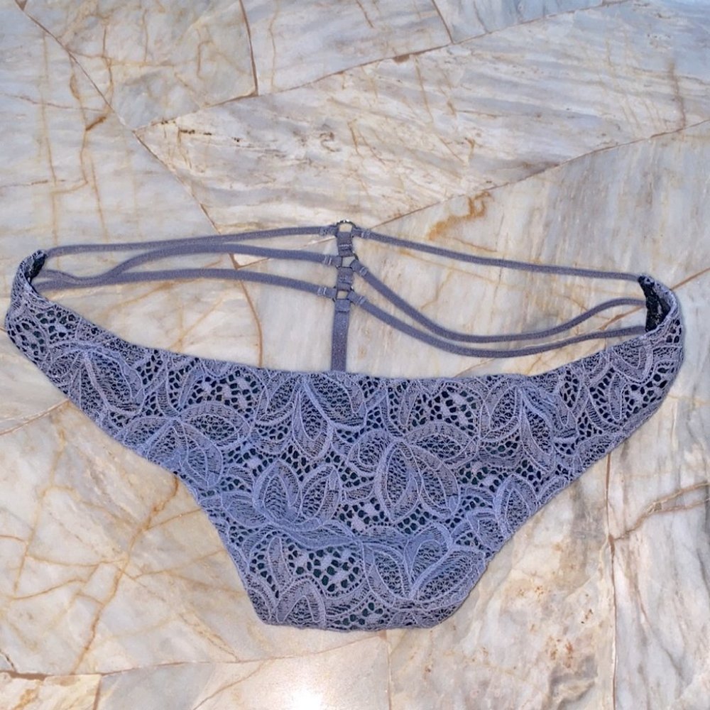 V-String‎ Very Sexy Thong Panty Satin Strappy XS
